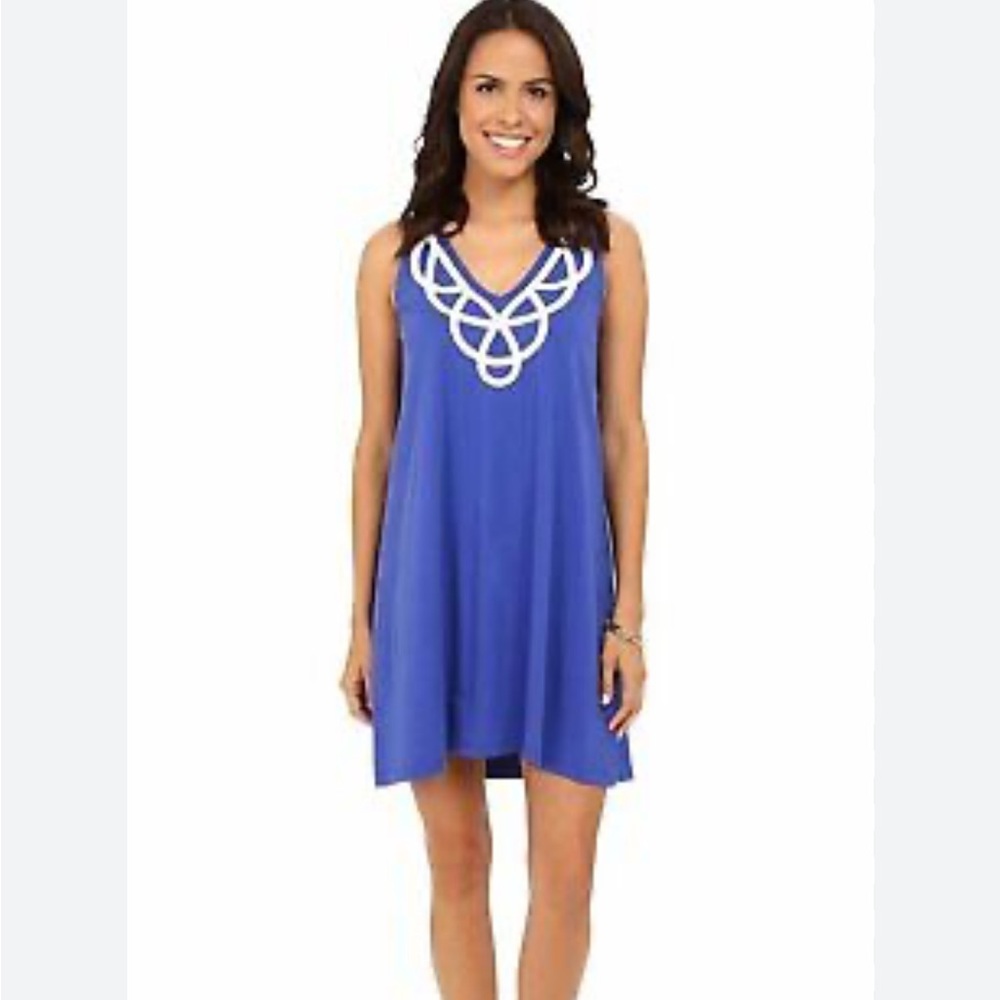 Lilly Pulitzer Bomber Blue Blythe dress Size XXS